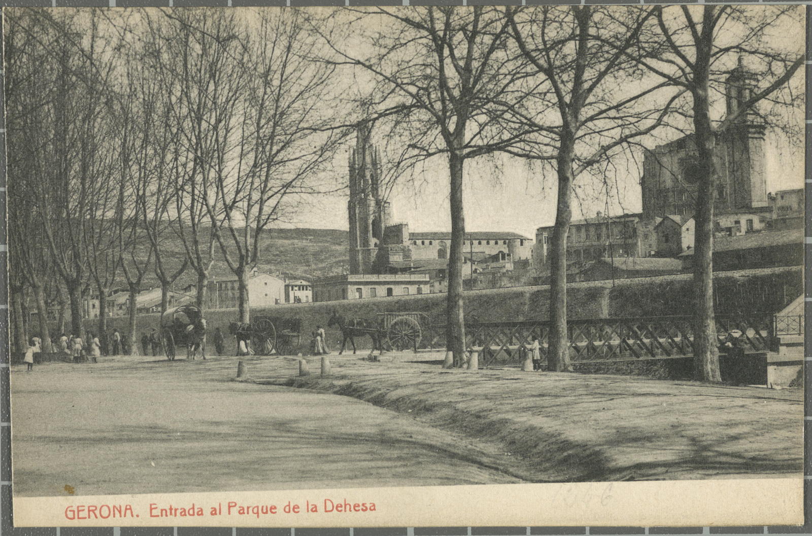 Desconegut, Gerona. Entrance to the Dehesa Park