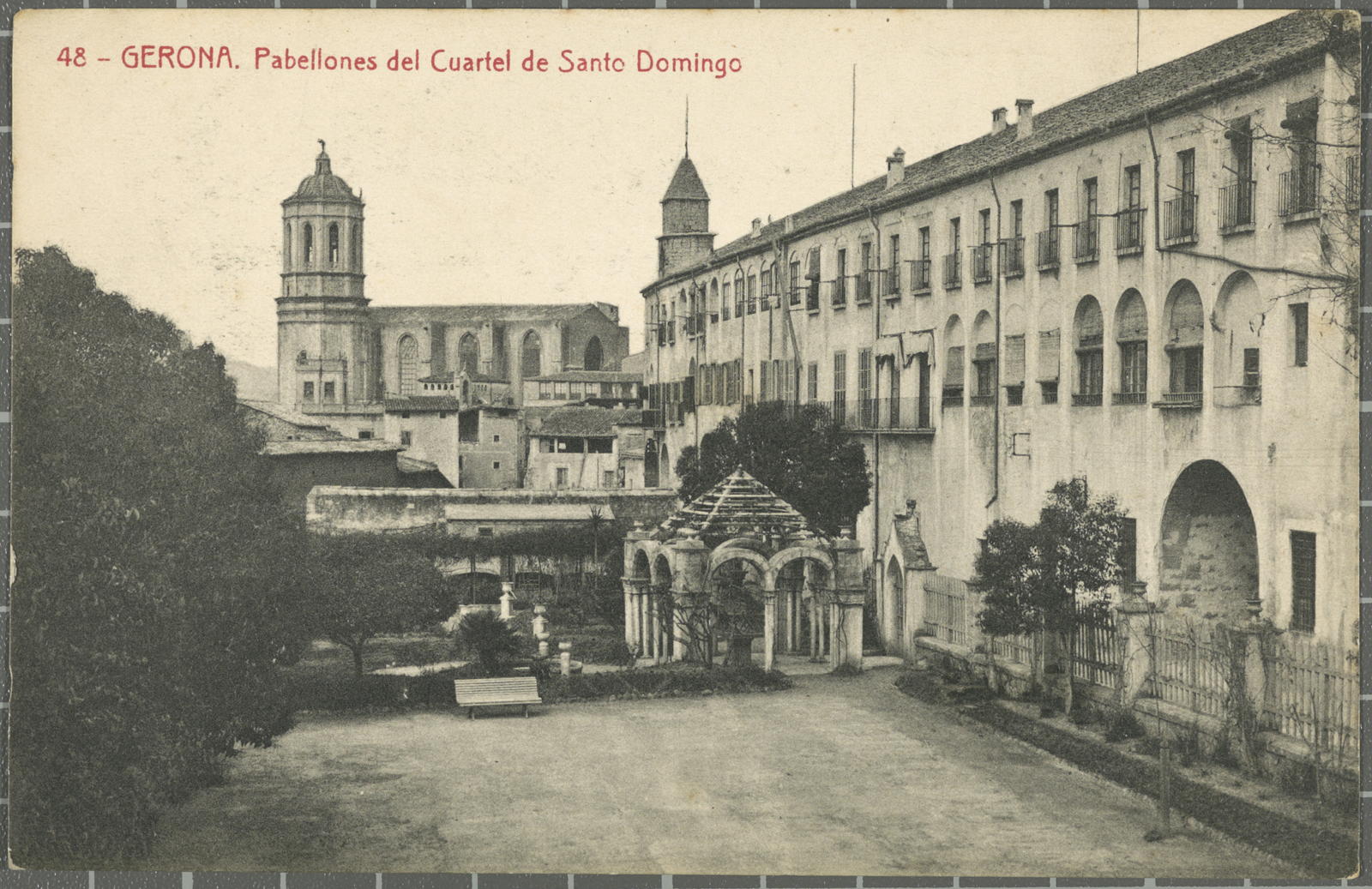 Desconegut, 48-Gerona- Pabellones del Cuartel de Santo Domingo