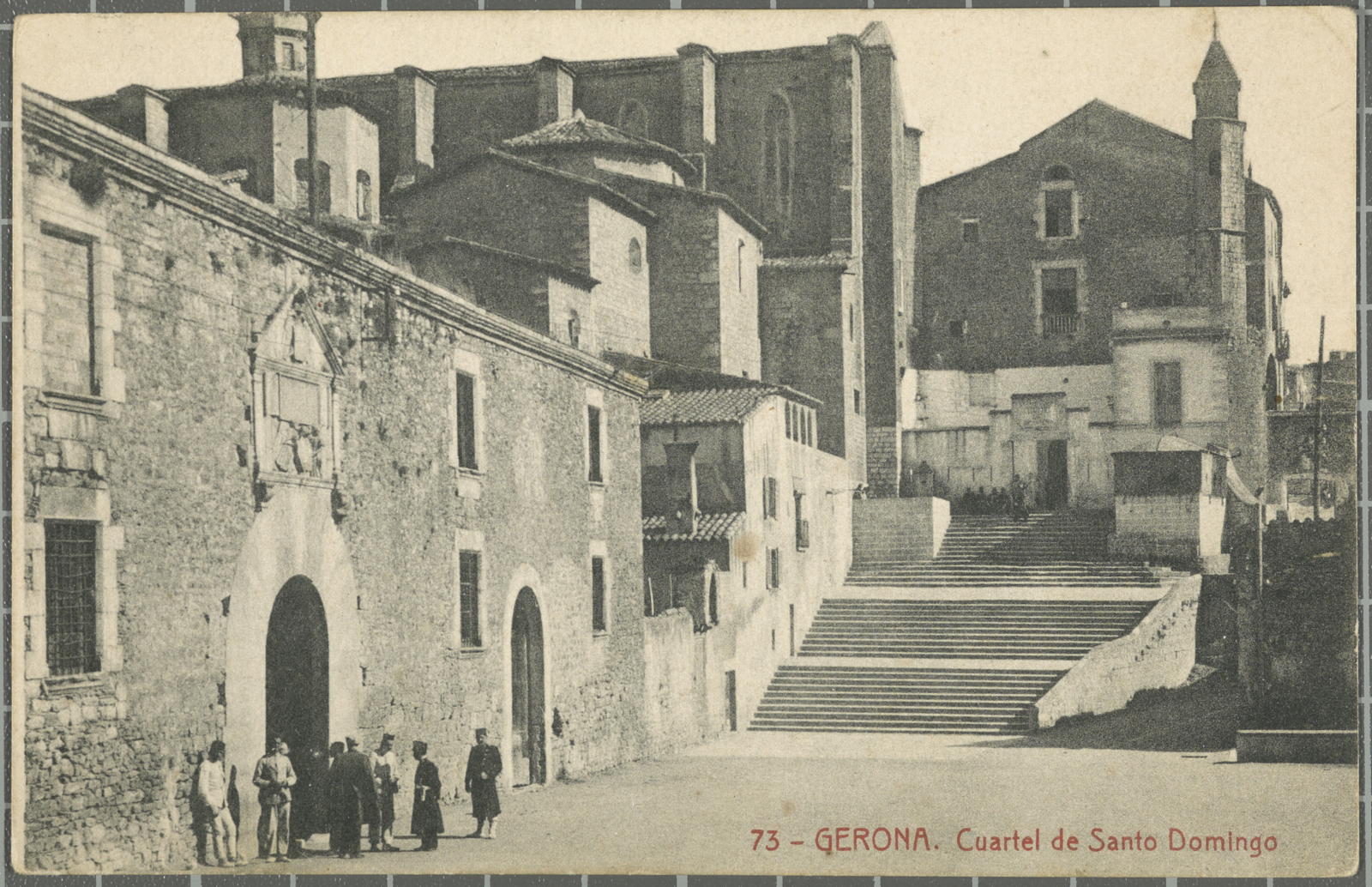 Desconegut, 73-Gerona. Cuartel of Santo Domingo