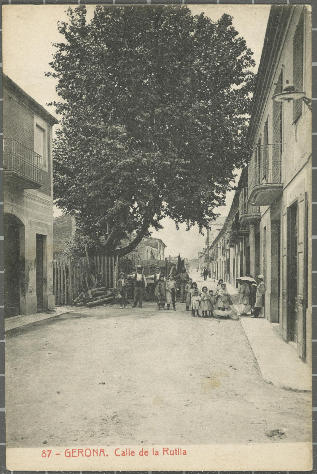 Desconegut, 87-Gerona. Calle de la Rutlla