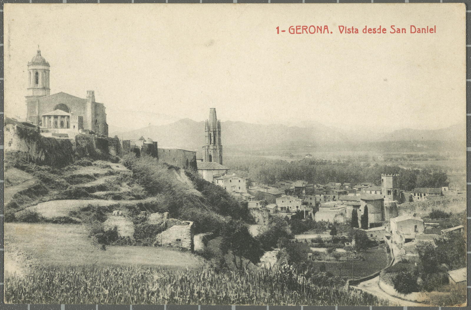 Desconegut, 1-Gerona. Vista desde San Daniel