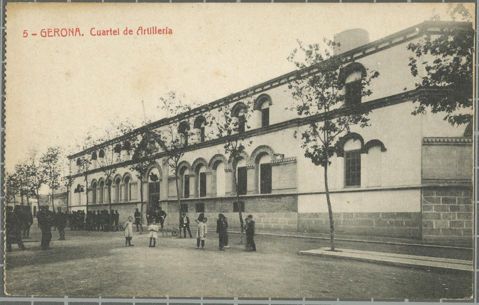 Desconegut, 5 -Gerona. Cuartel de Artillería