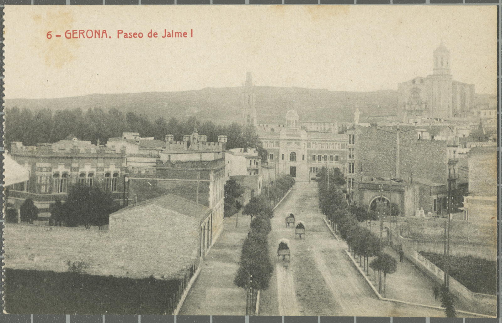Desconegut, 6 -Gerona. Paseo de Jaime I