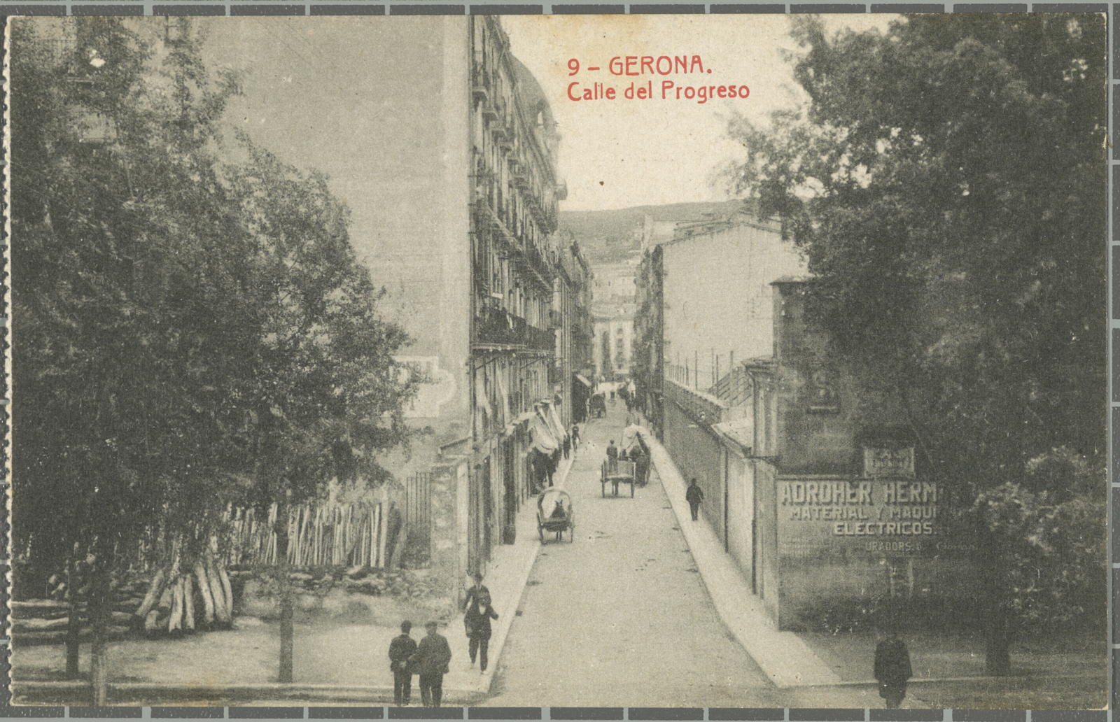 Desconegut, 9 -Gerona. Calle del Progreso