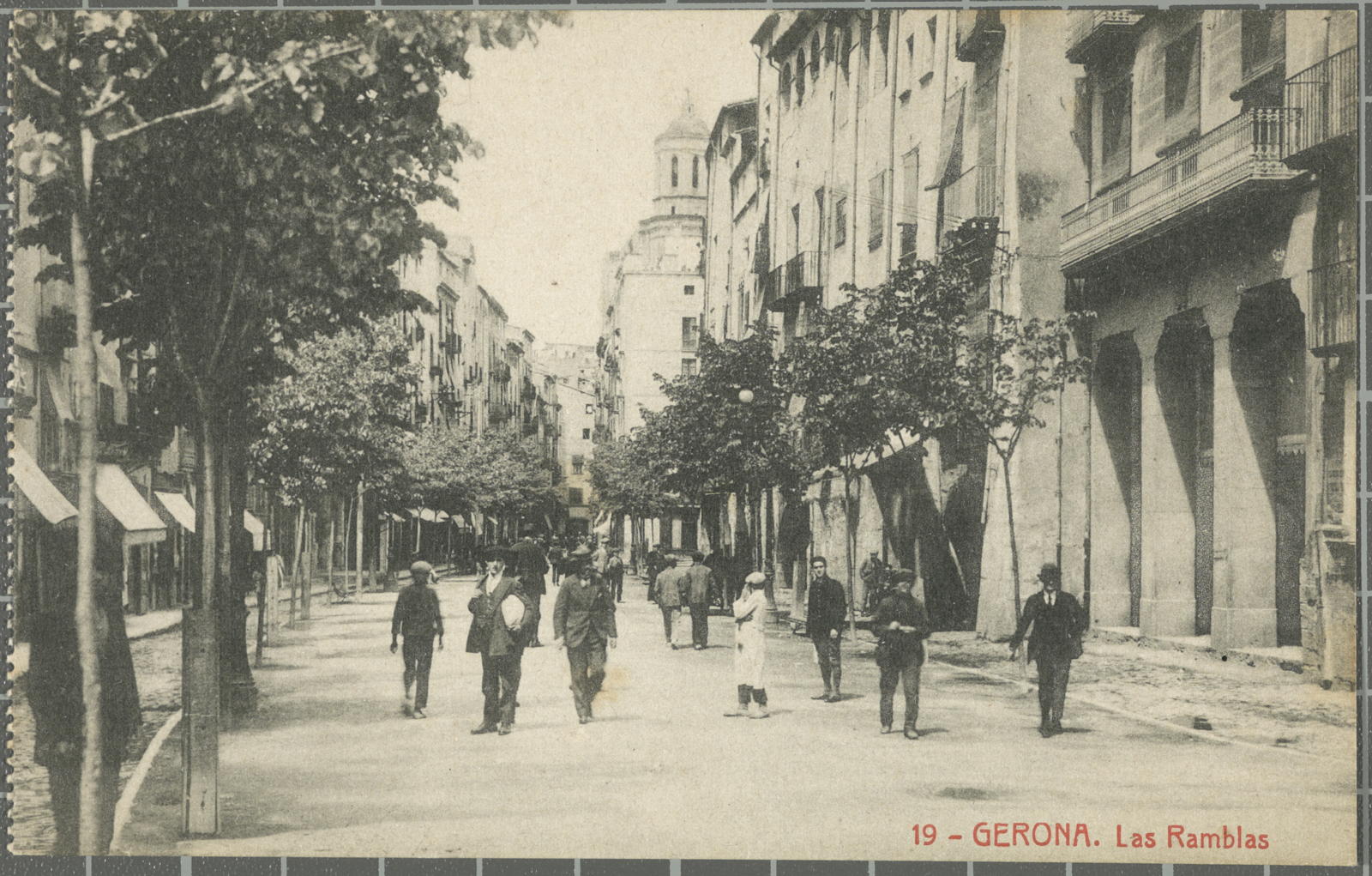 Desconegut, 19 -Gerona. Las Ramblas