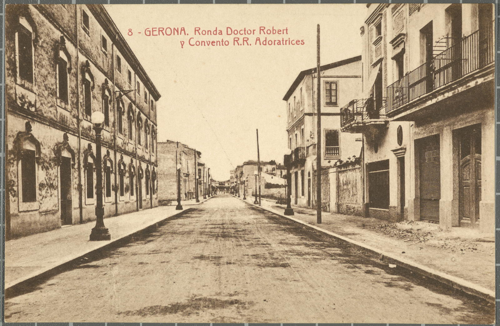Desconegut, 8 -Gerona. Ronda Doctor Robert y Convento R.R. Adoratrices