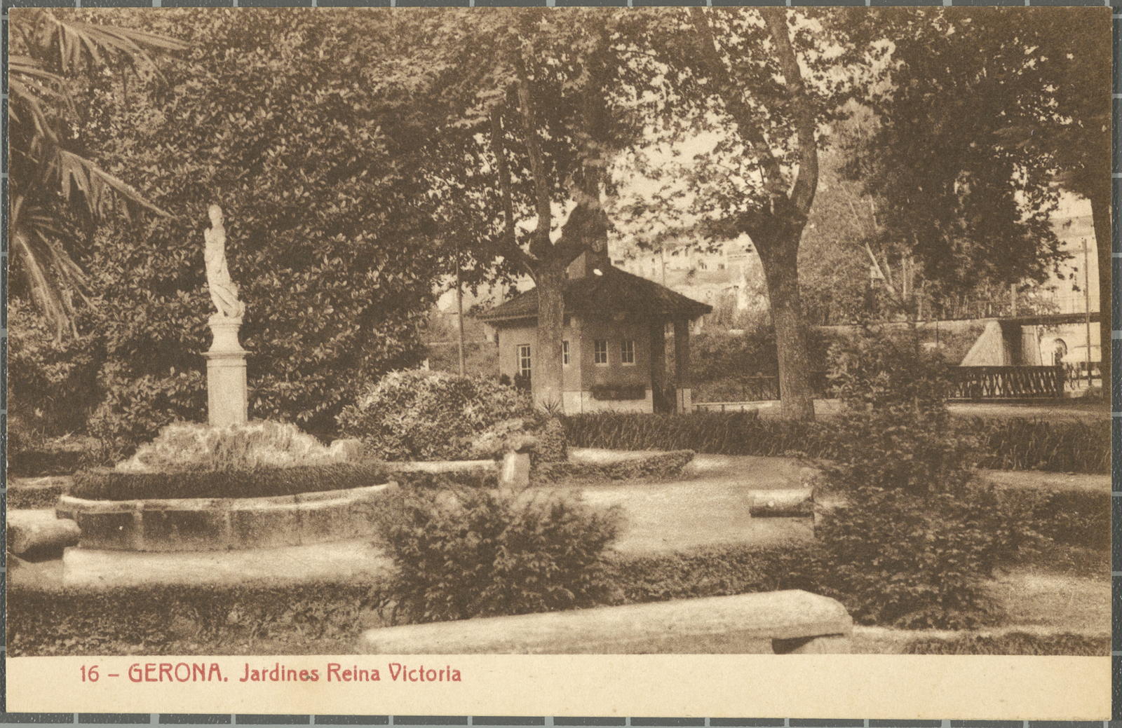 Desconegut, 16-Gerona. Jardines Queen Victoria