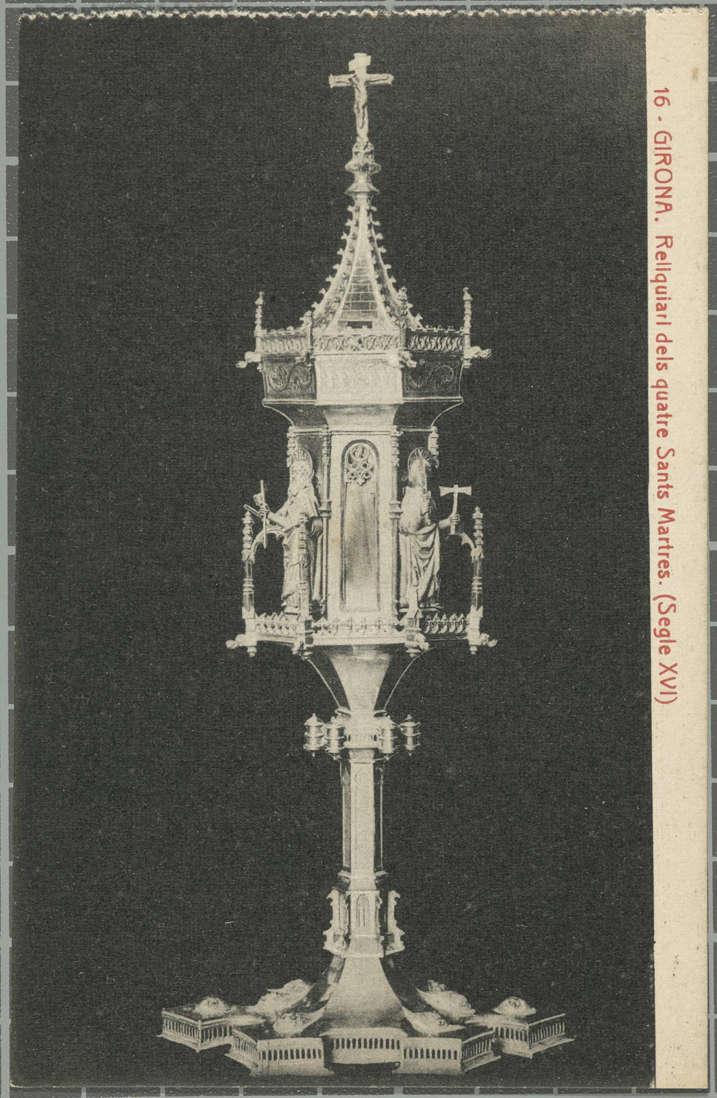 Joan Martí Centelles, 16-Girona. Reliquiari of the four Saints Martres. (Century XVI)