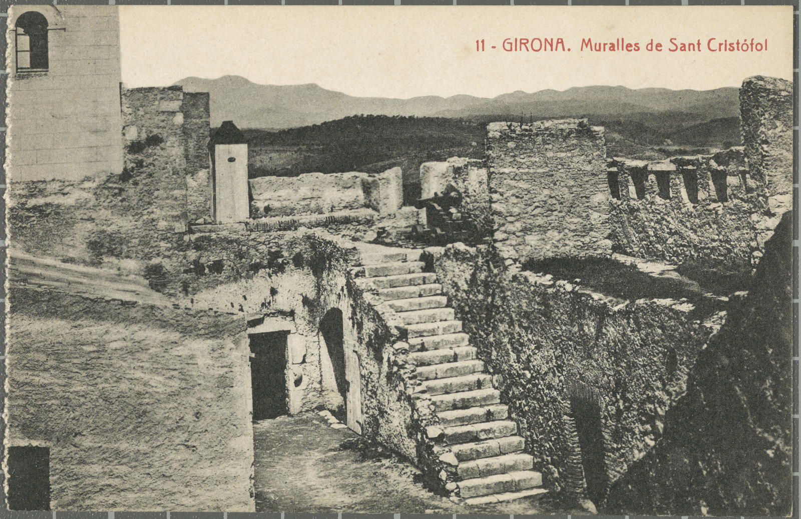 Joan Martí Centelles, 11 -Girona. Muralles de Sant Cristófol