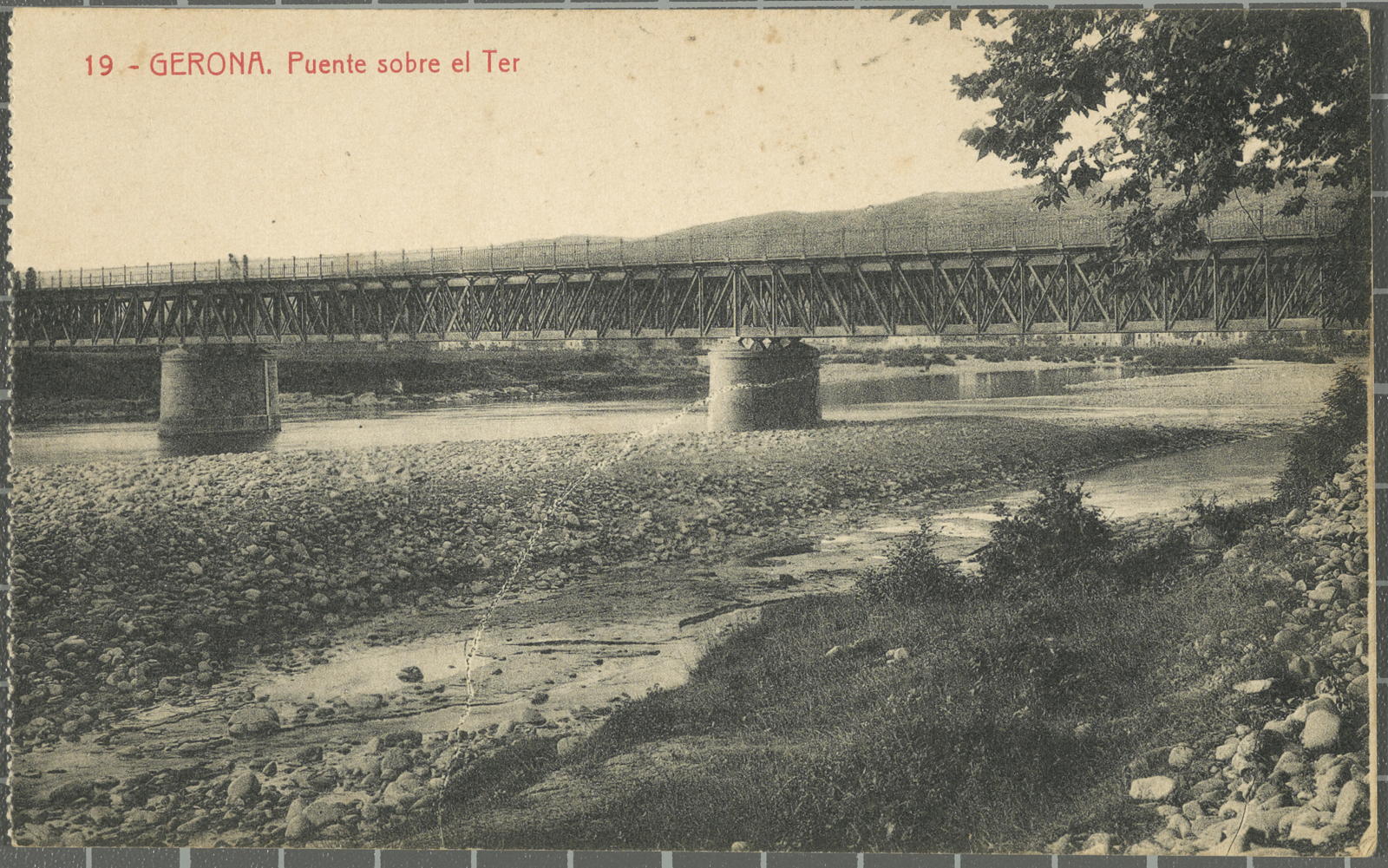 Desconegut, 19-Gerona. Bridge over the Ter
