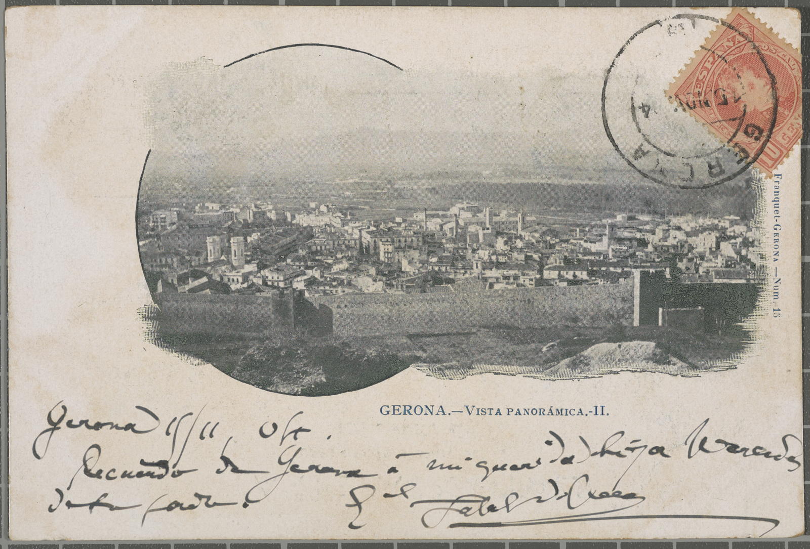 Gerona.- Panoramic view.-II. -Gerona-No.15