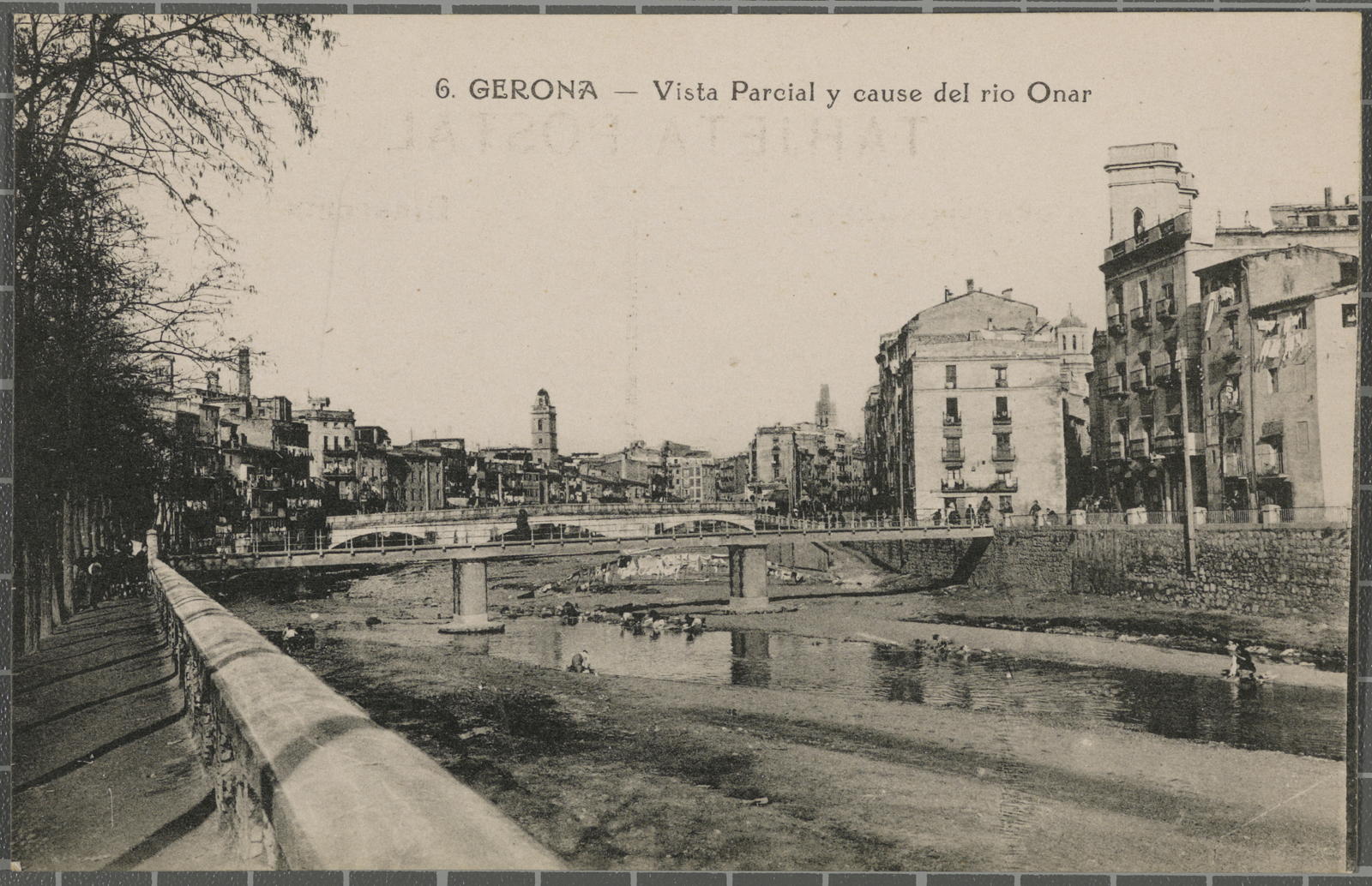 Desconegut, 6. Gerona-Vista Parcial y of the river Oñar