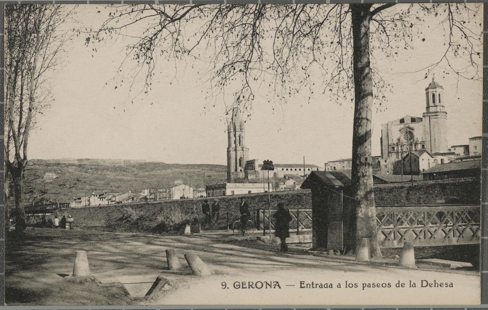 Desconegut, 9. Gerona- Entry at los paseos of the Dehesa