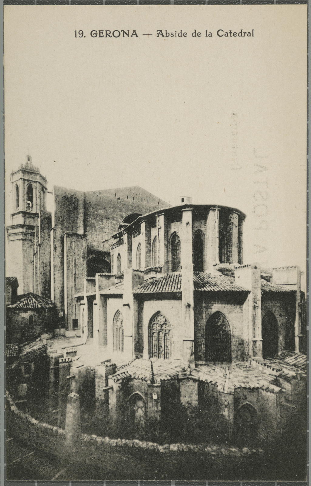 Desconegut, 19. Gerona - Abside of the Cathedral