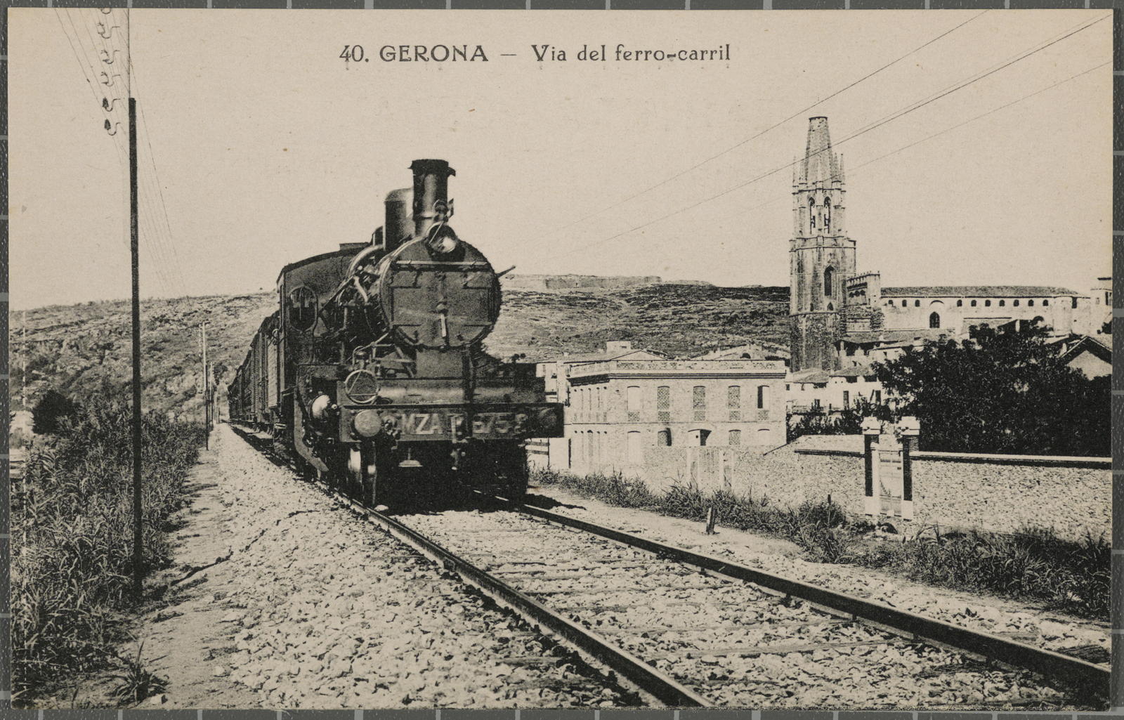 Desconegut, 40. Gerona - Via del ferro-carril