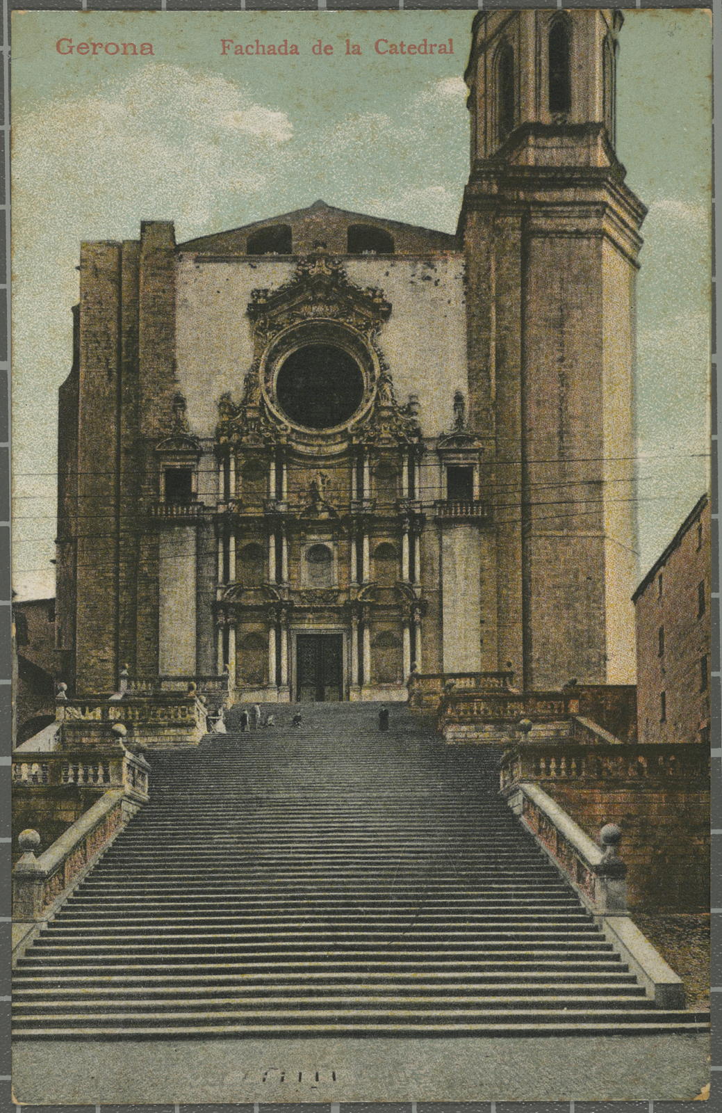 Desconegut, Gerona. Cathedral stack