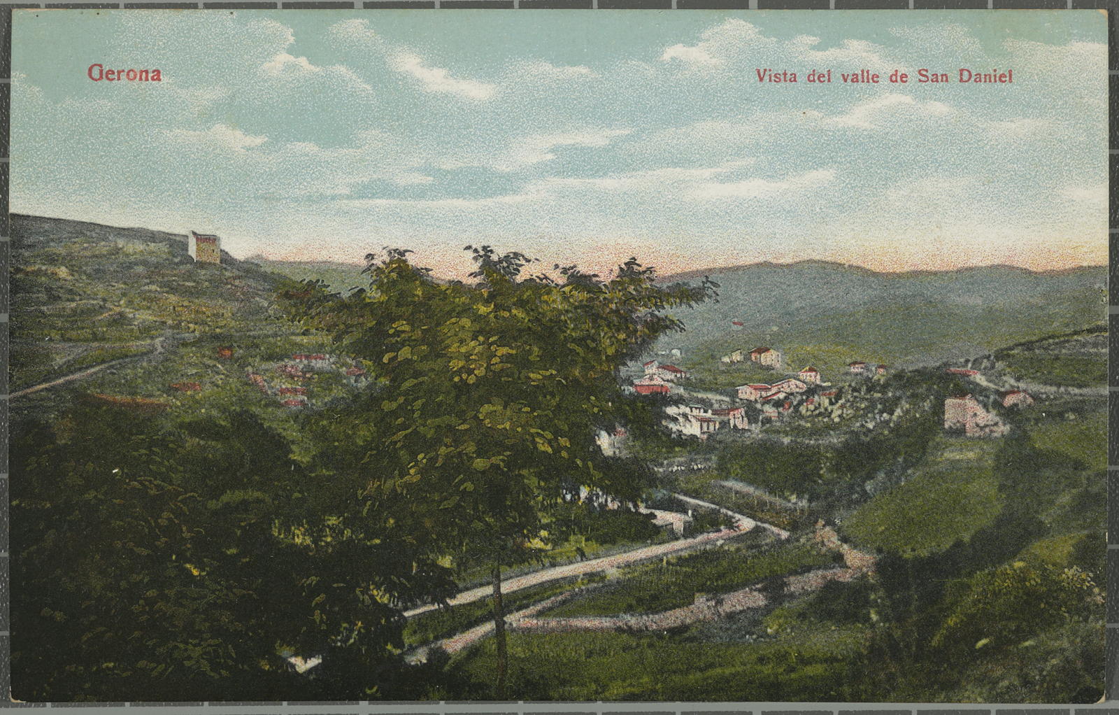Desconegut, Gerona. View of the valle of San Daniel