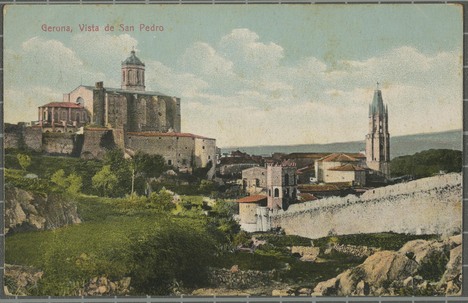Desconegut, Gerona, Vista de San Pedro