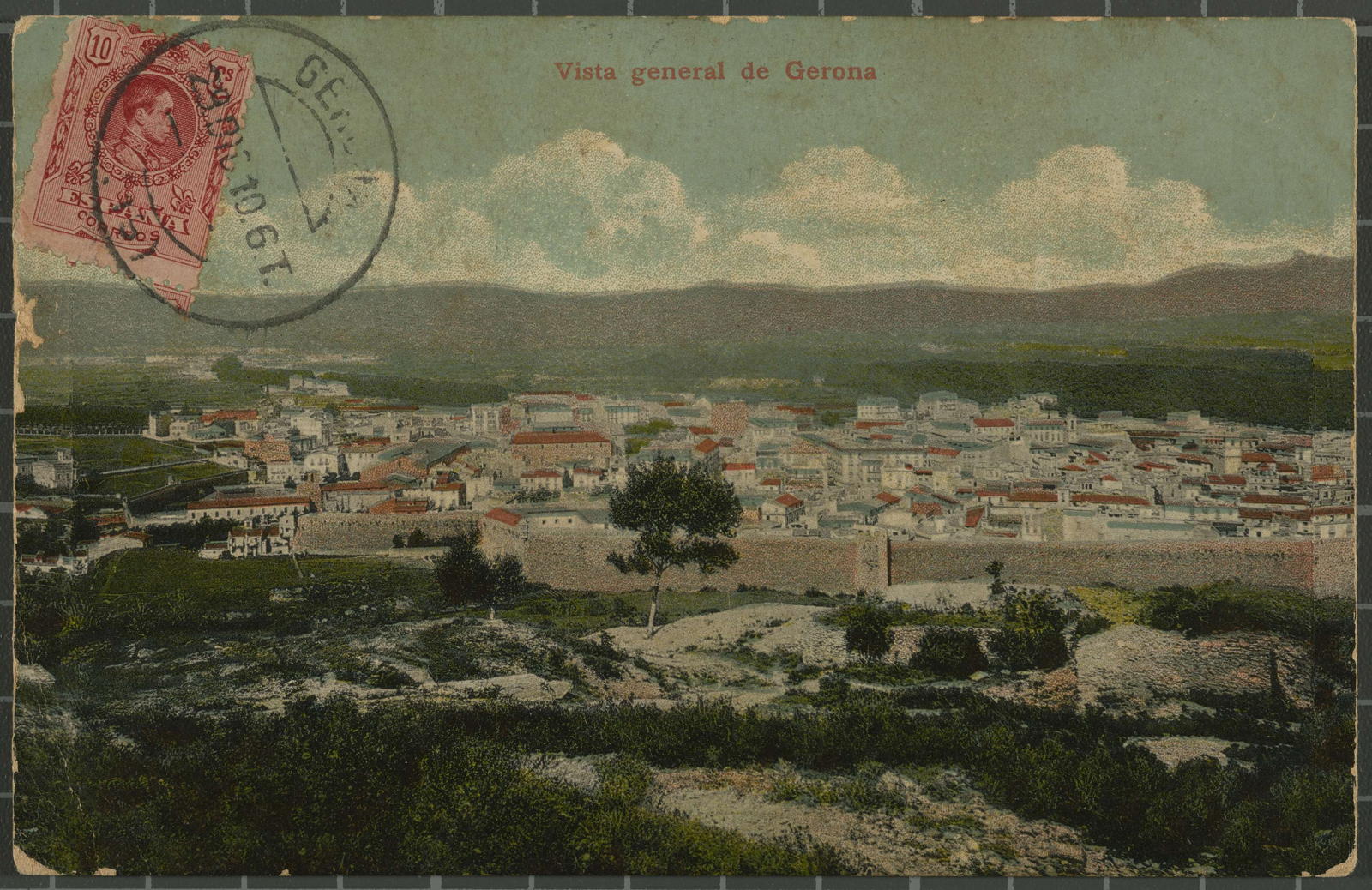 Desconegut, Vista general de Gerona