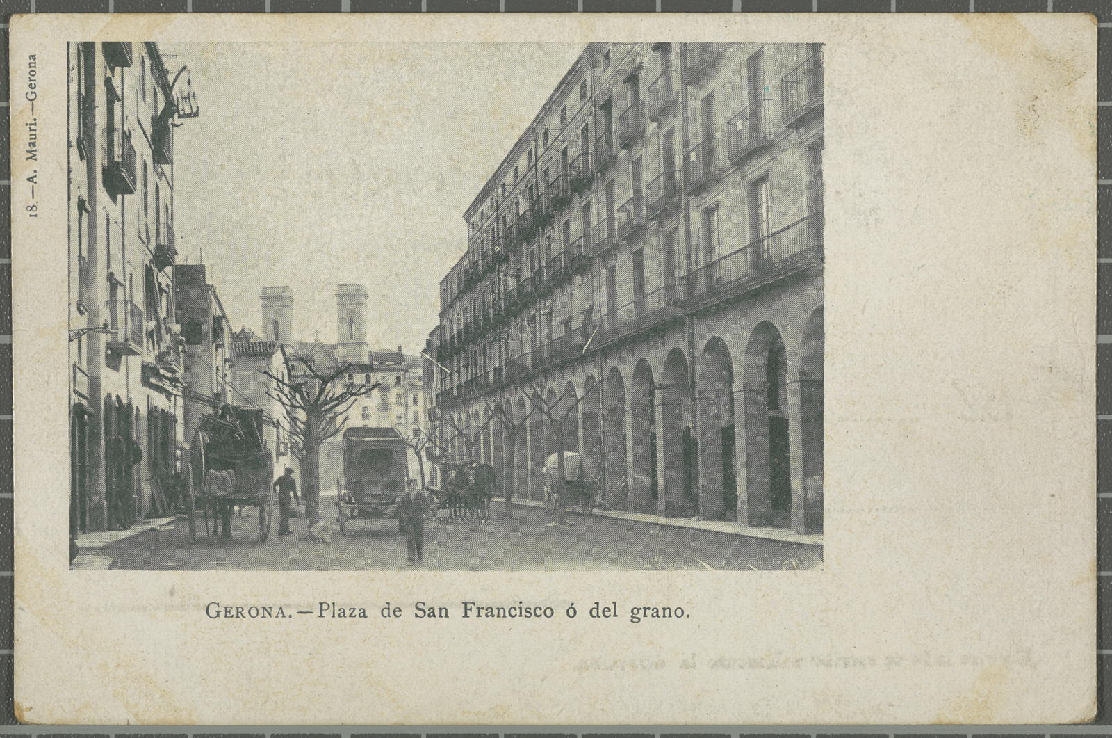 Gerona.-Plaza de San Francisco ó del grano