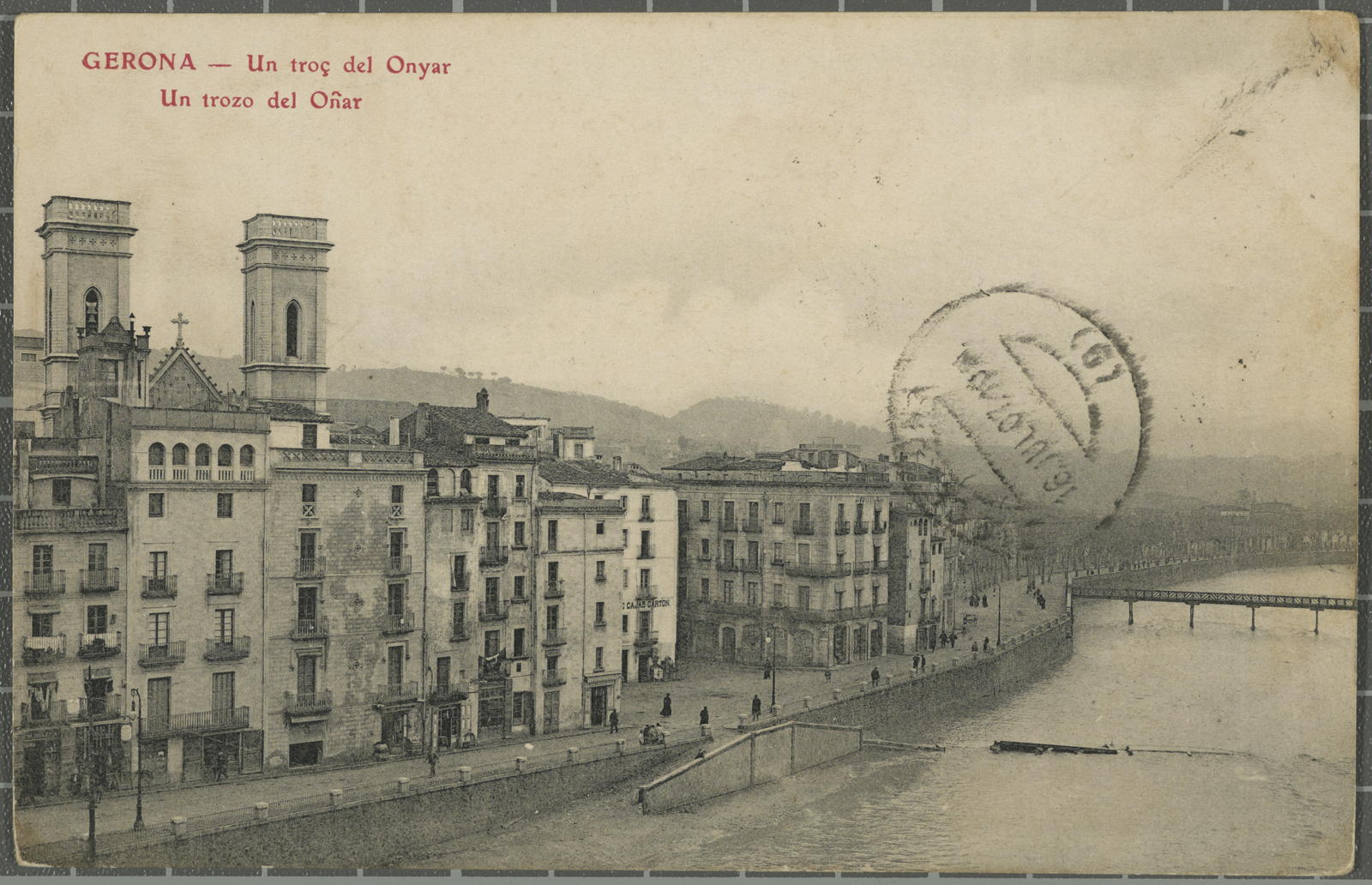 Desconegut, Gerona - Un troç del Onyar