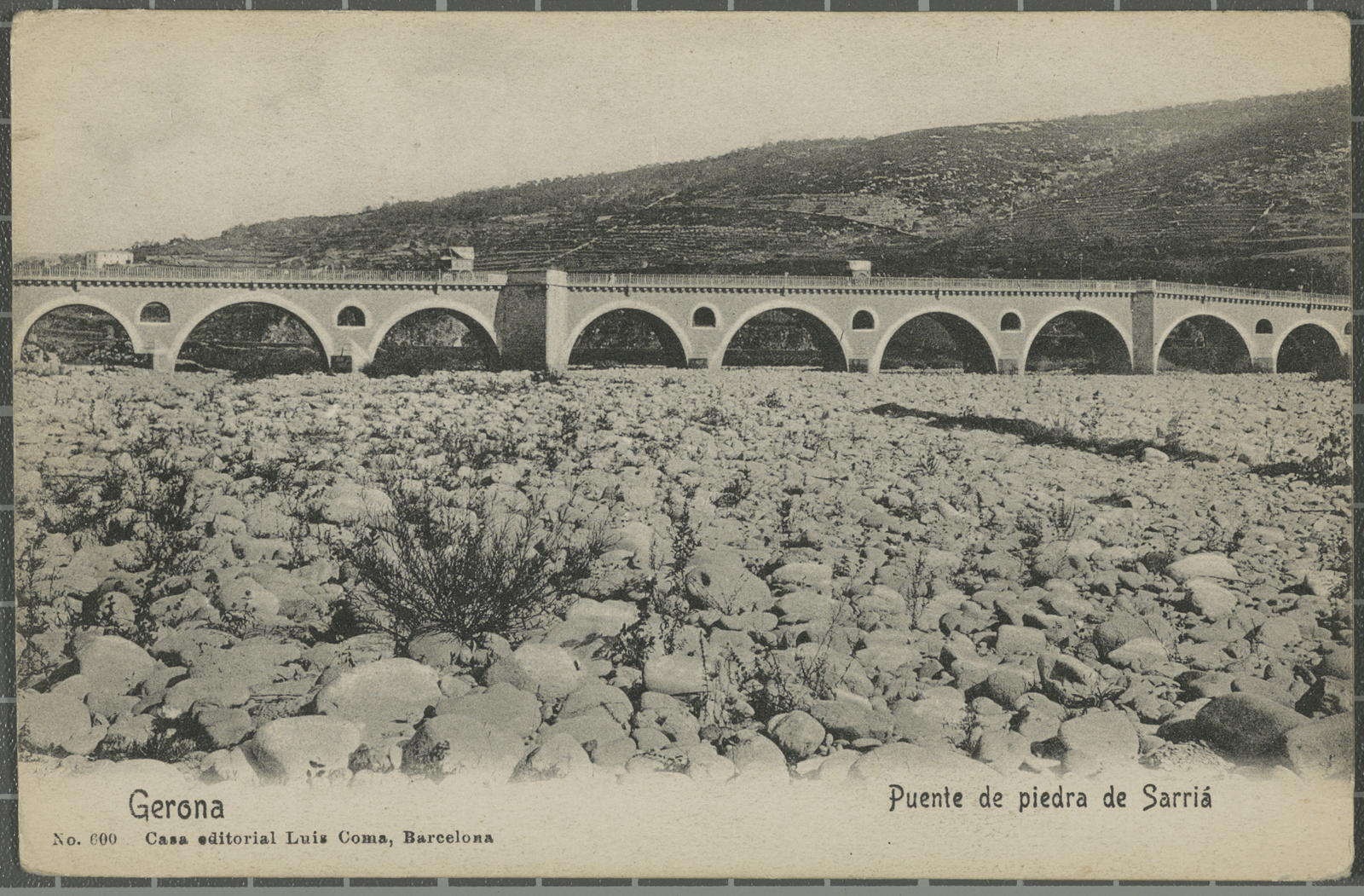 Desconegut, Gerona. Sarriá Piedra Bridge