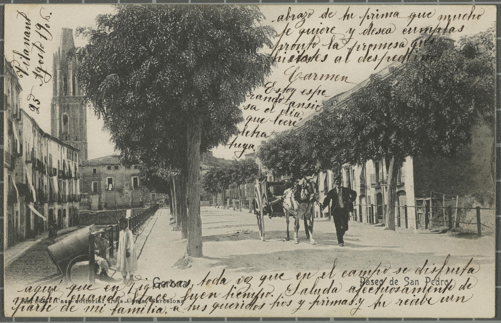 Desconegut, Gerona. Paseo de San Pedro