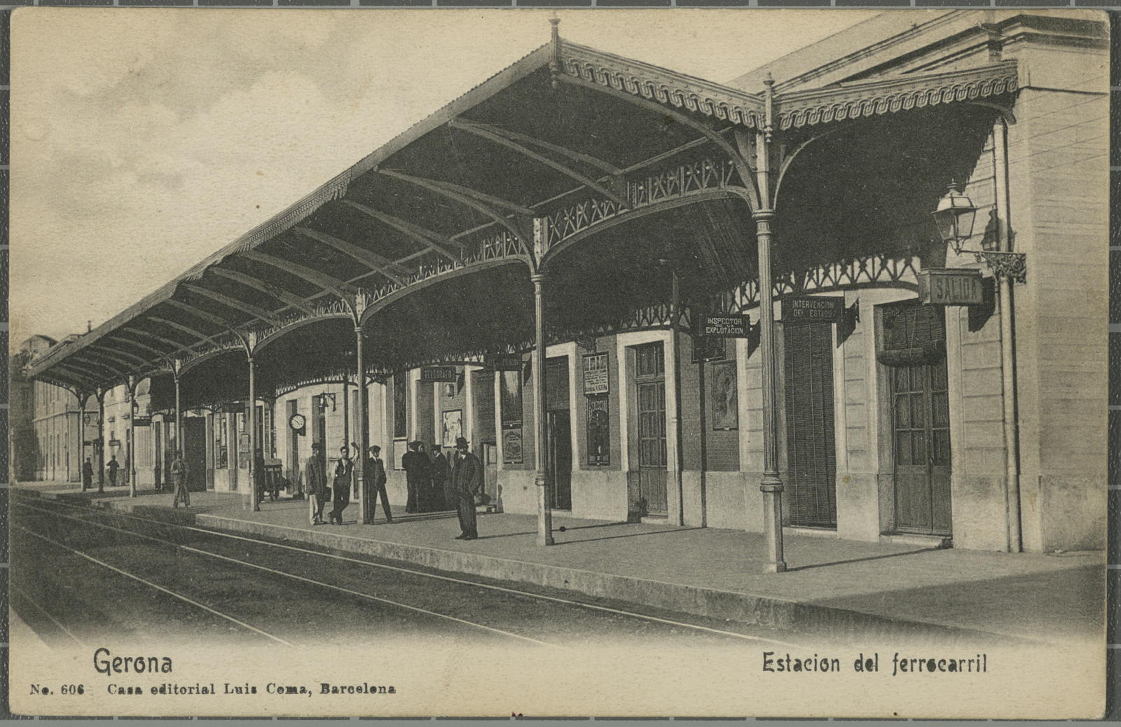 Desconegut, Gerona. Railway station