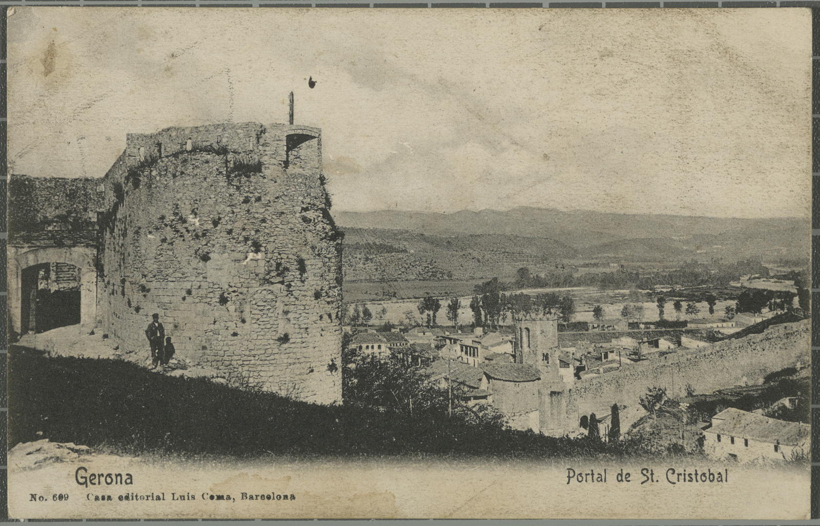 Desconegut, Gerona. Portal de Sant Cristobal