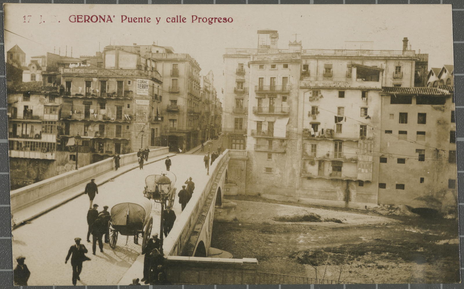 Desconegut, 17 J.B. Gerona. Bridge and Calle Progreso