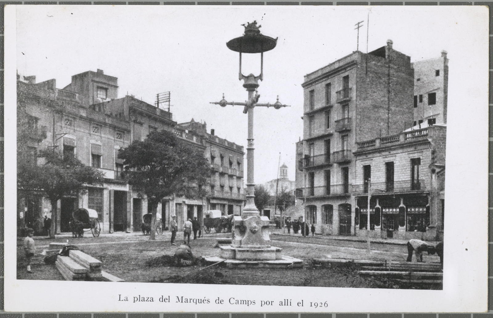 The square of the Maraqués de Campos fear there in 1926