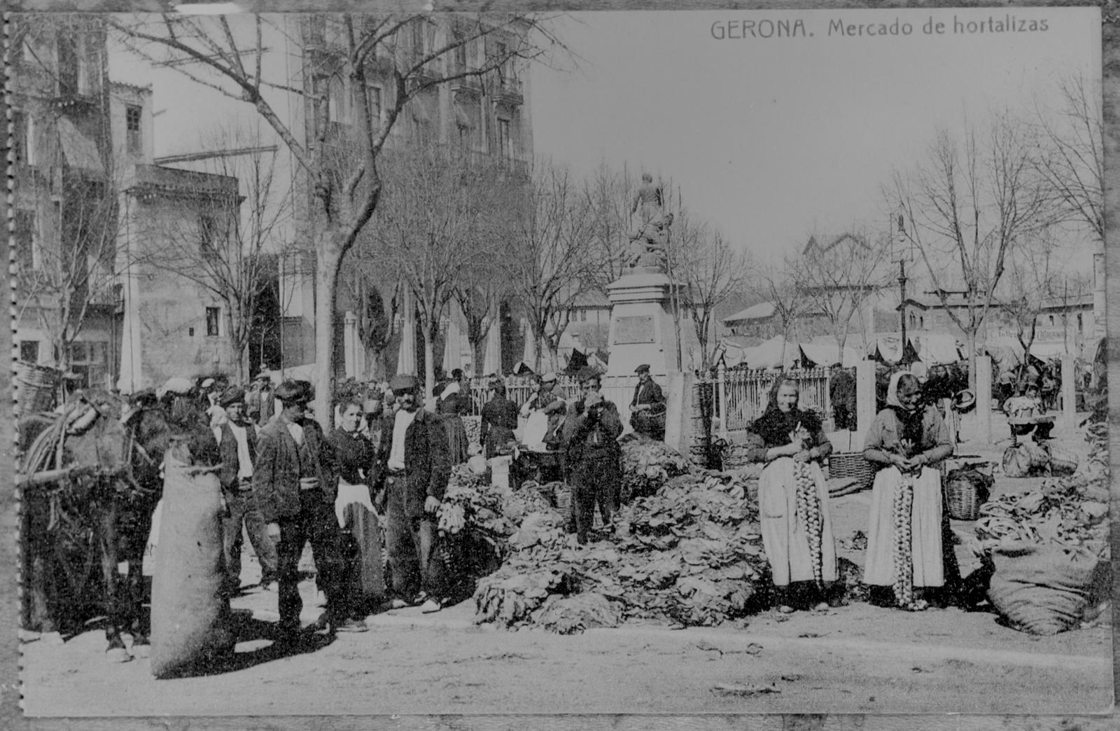 Gerona. Market of hortalizas