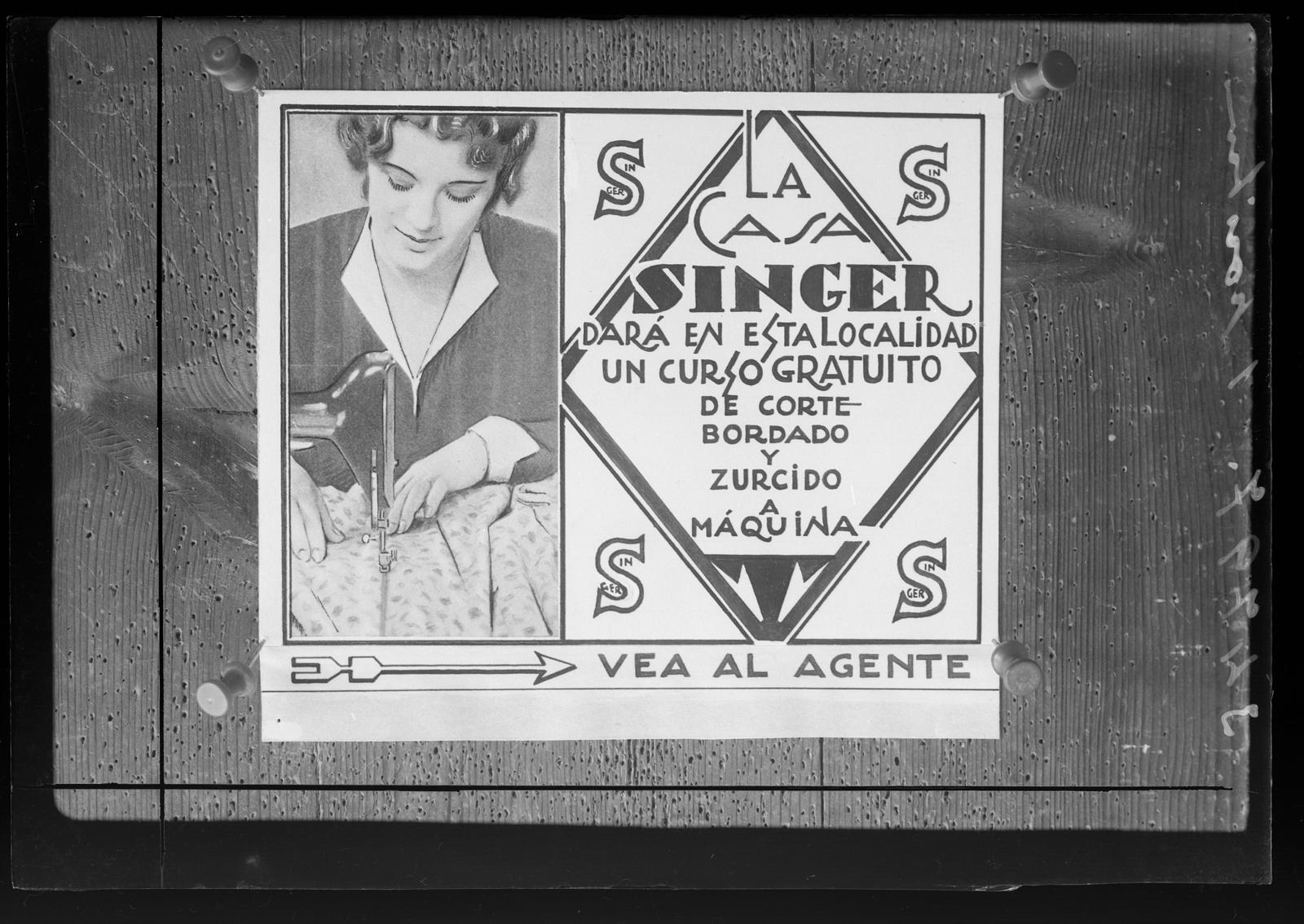 Desconegut, [Singer house advertizing poster]
