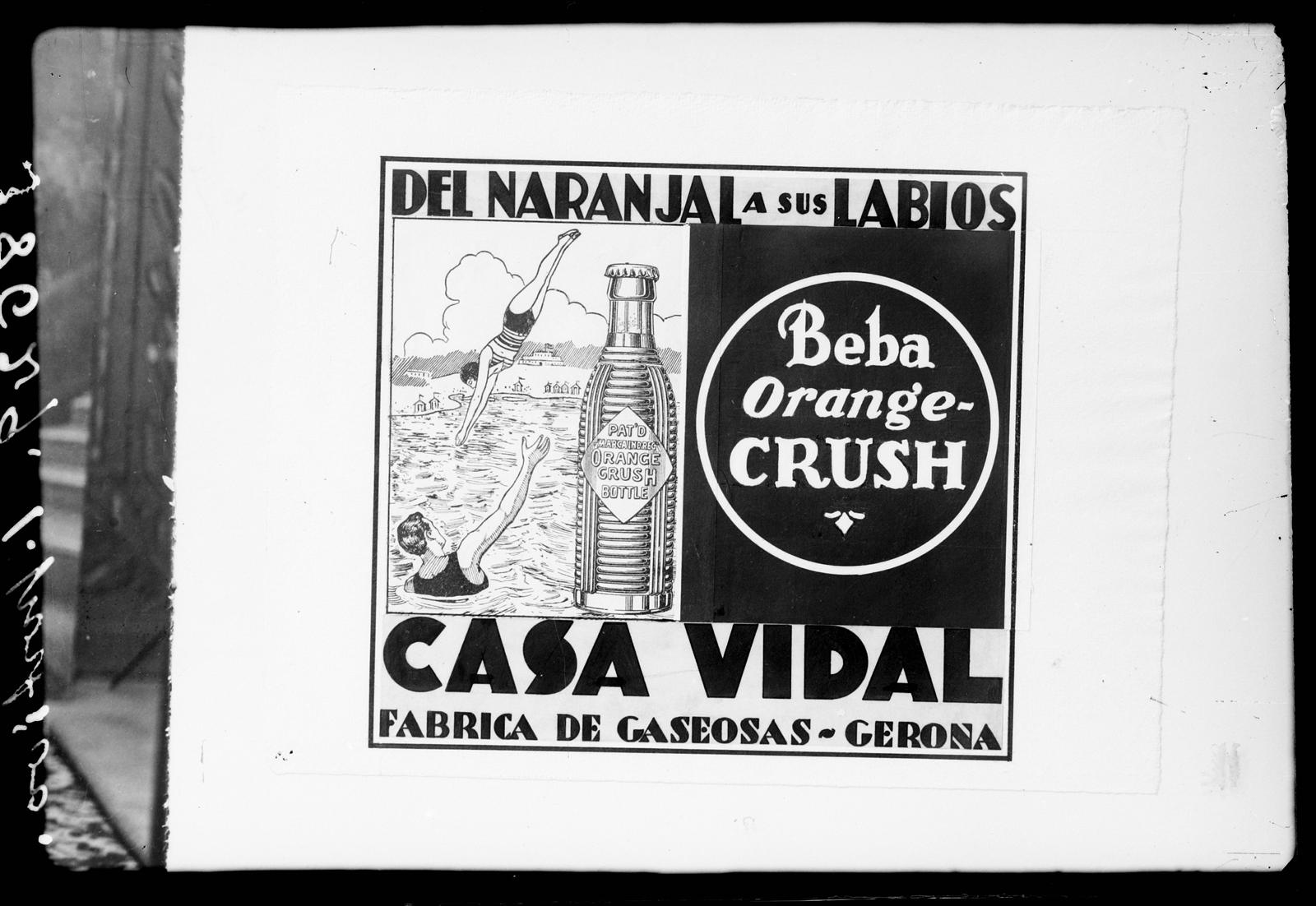 Desconegut, [Cartell publicitari de Casa Vidal]