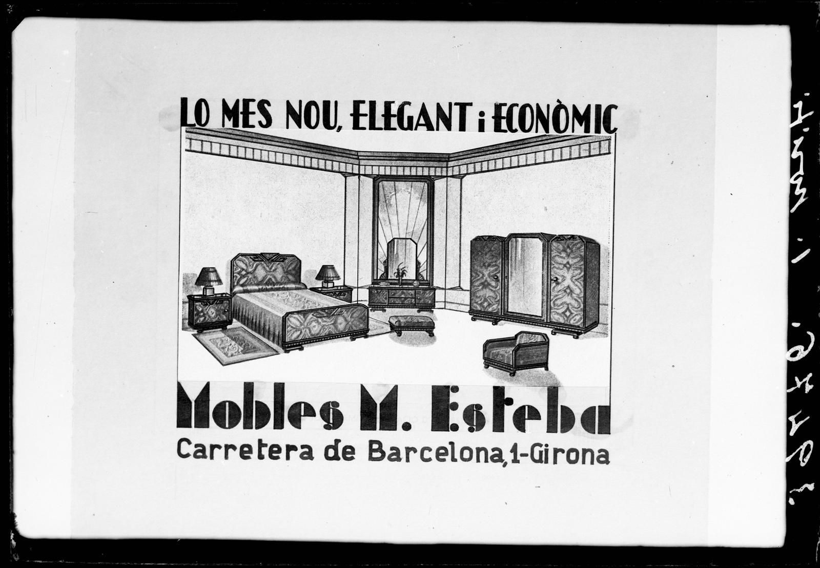 Desconegut, [Esteba furniture advertizing poster]