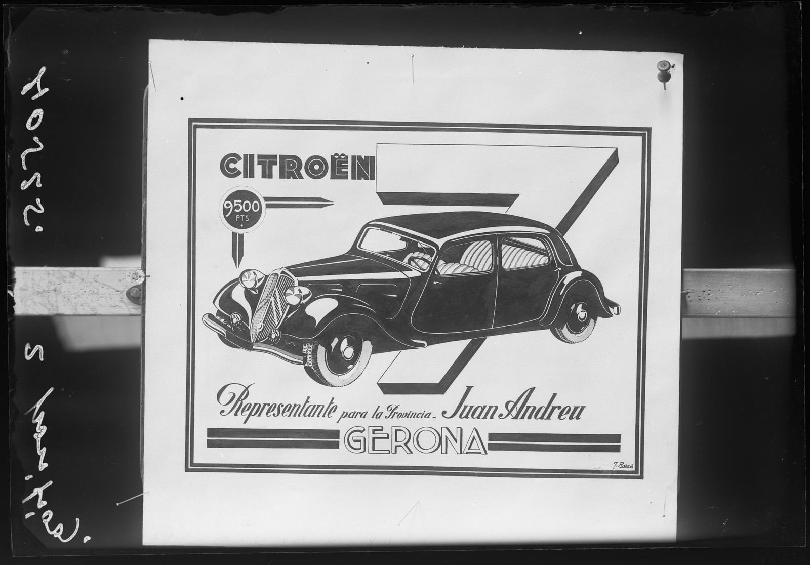 Desconegut, [Cartell publicitari de Citroën]