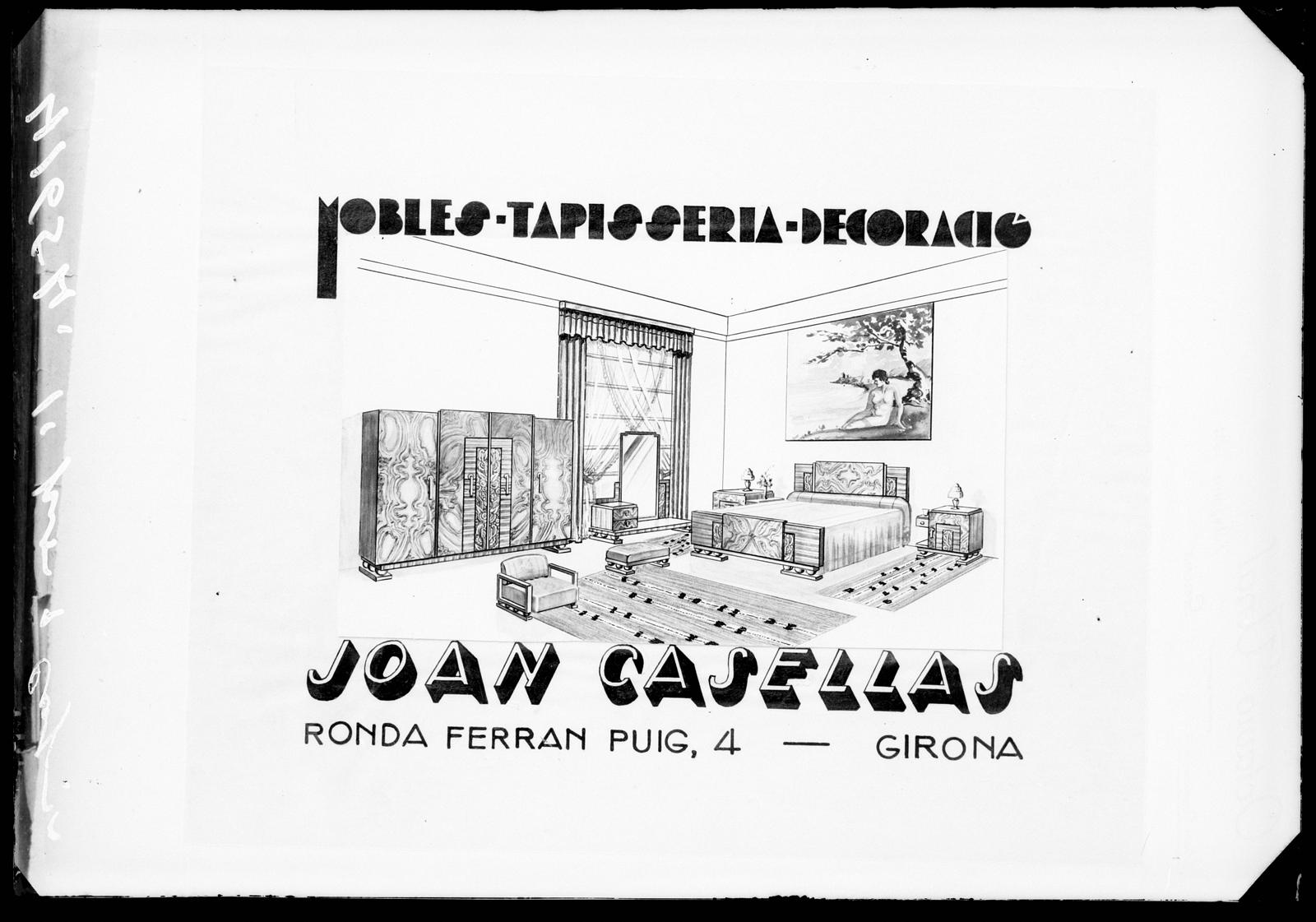 Desconegut, [Advertising Poster Furniture Joan Casellas]