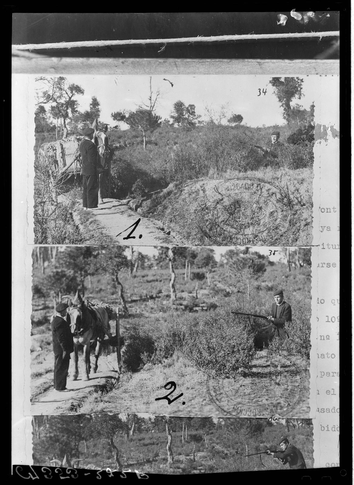 Desconegut, [Bandit storming a man]