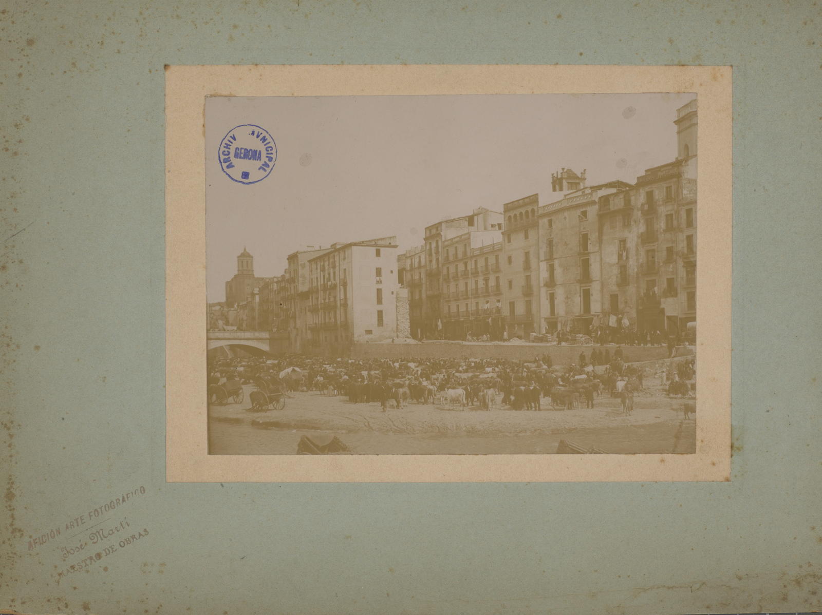 Josep Martí Burch, [Cattle market]