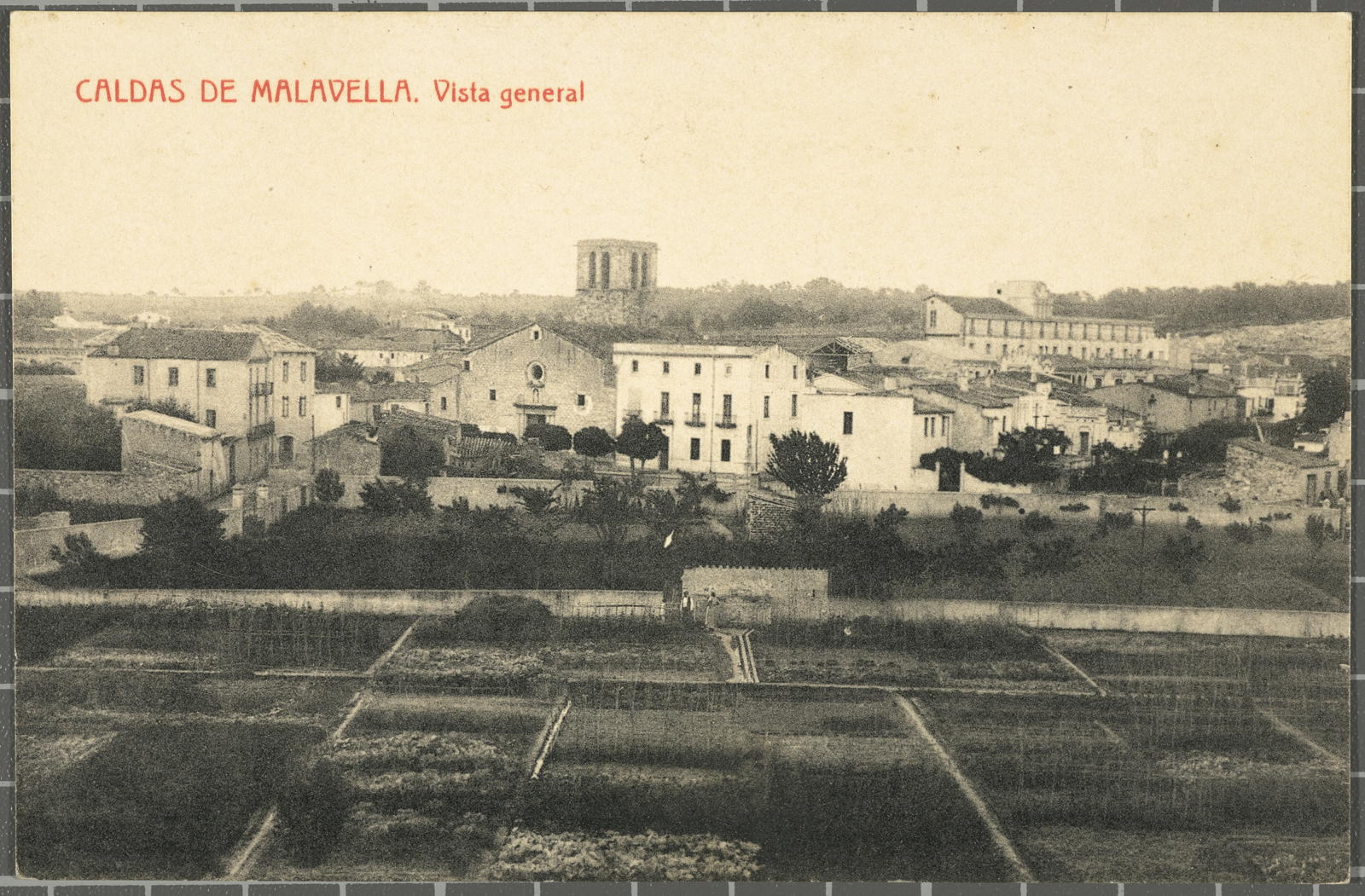 Josep Thomas Bigas, CALDAS DE MALAVELLA. Vista general