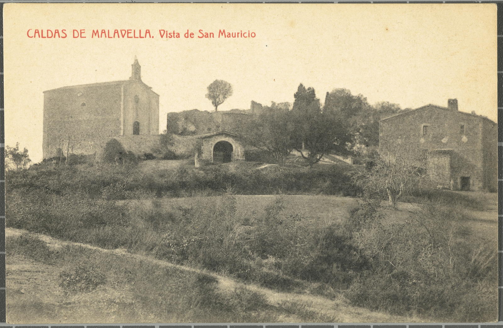 Josep Thomas Bigas, CALDAS DE MALAVELLA. Vista de San Mauricio
