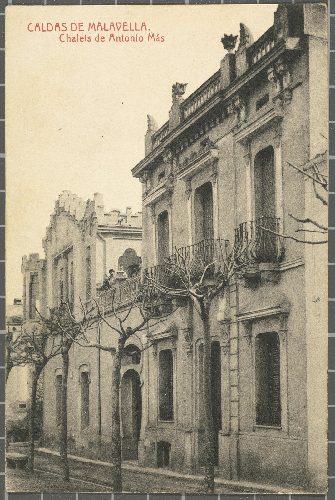Josep Thomas Bigas, CALDAS DE MALAVELLA. Chalets de Antonio Mas