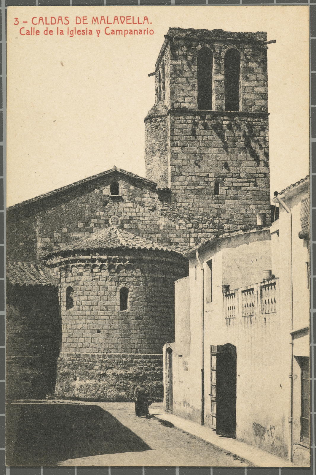Josep Thomas Bigas, 3 - MALAVELLA CALDAS. Iglesia y Campanario Street