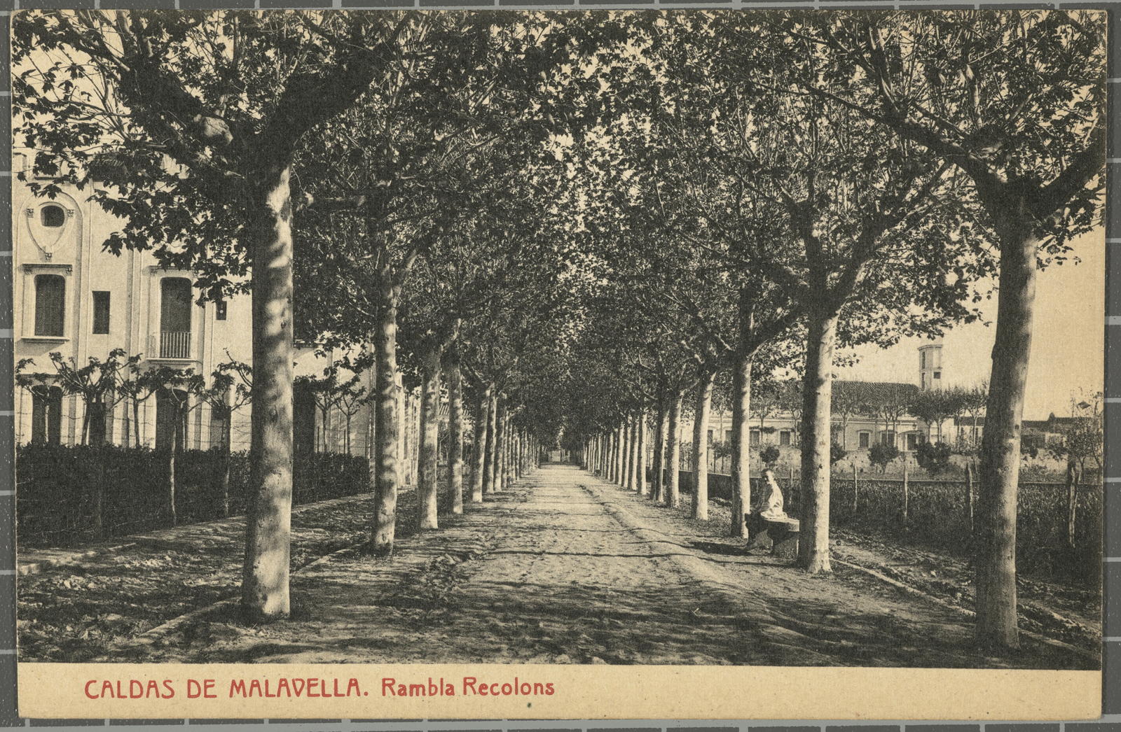 Josep Thomas Bigas, CALDAS DE MALAVELLA. Rambla Recolons