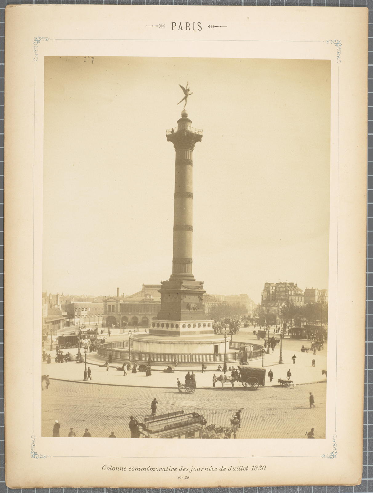 Desconegut, Paris. Colonne commémorative des journées de Julliet 1830