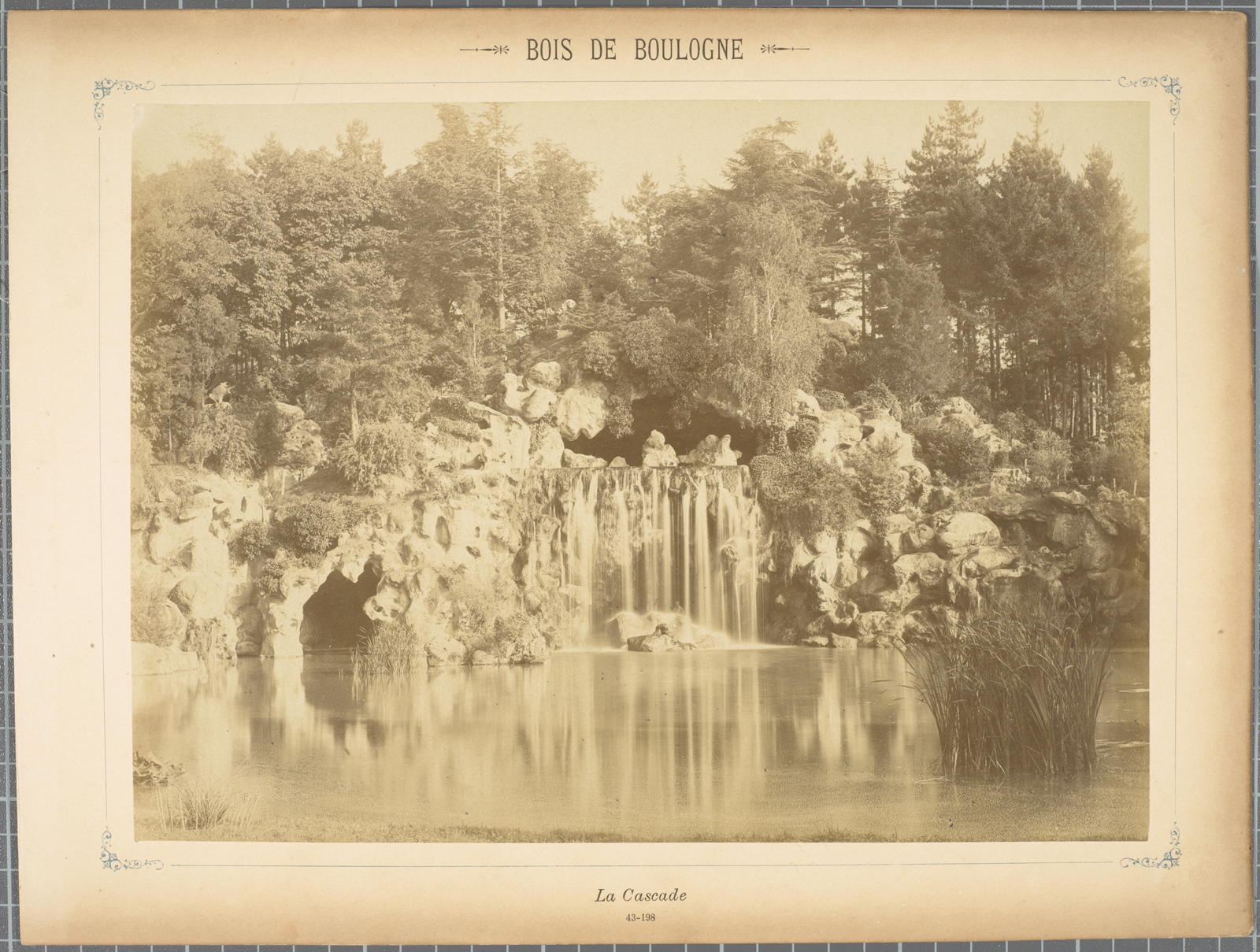 Desconegut, Bois de Boulogne. La Cascade
