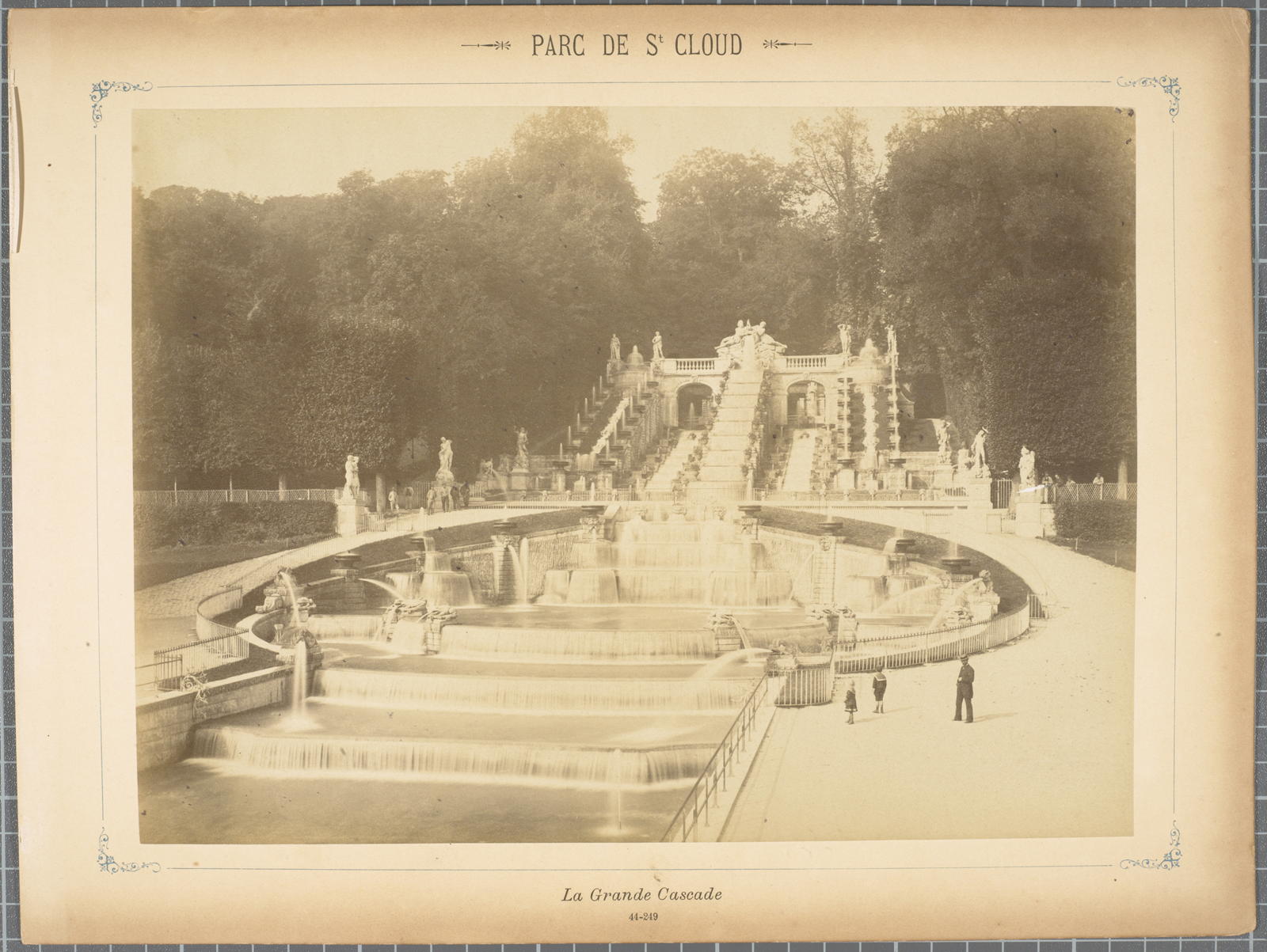 Desconegut, Parc de St Cloud. La Grande Cascade