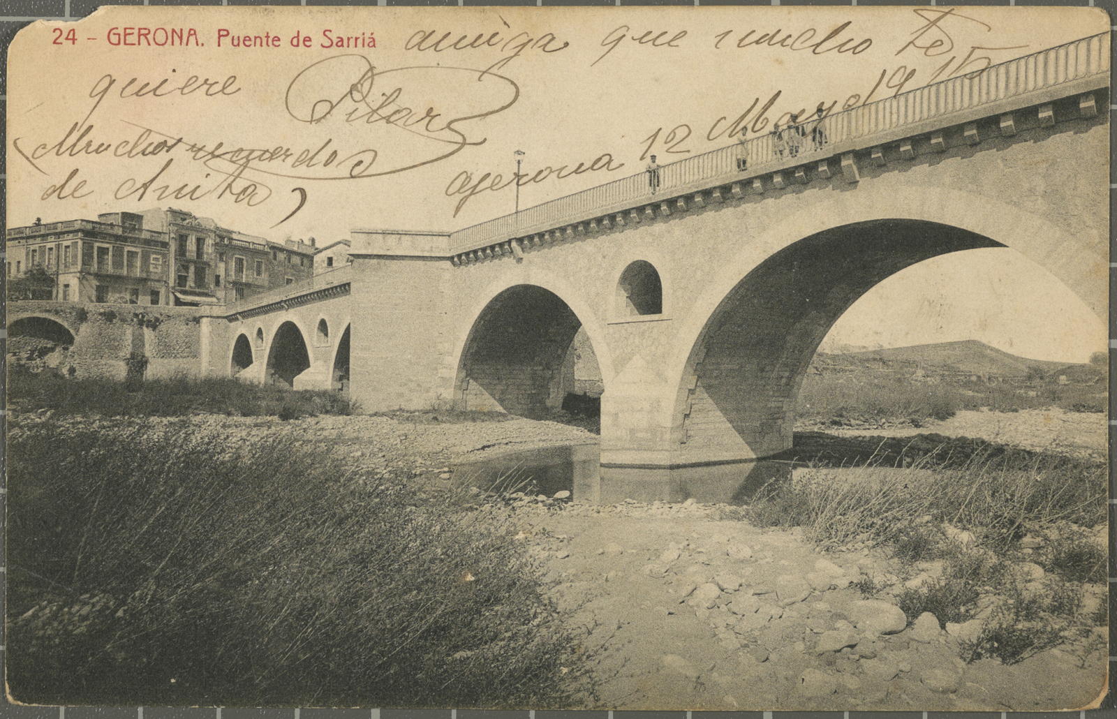Desconegut, 24 - GERONA. Puente de Sarrià