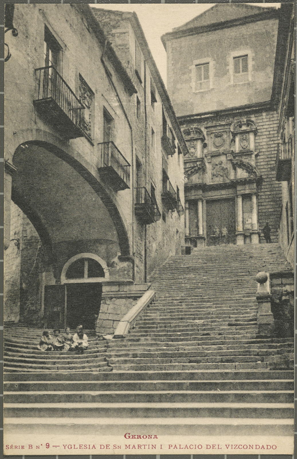 Josep Esquirol Pérez, GERONA. Série B Nª 9 - Yglesia de Sn Martin i Palacio del Vizcondado