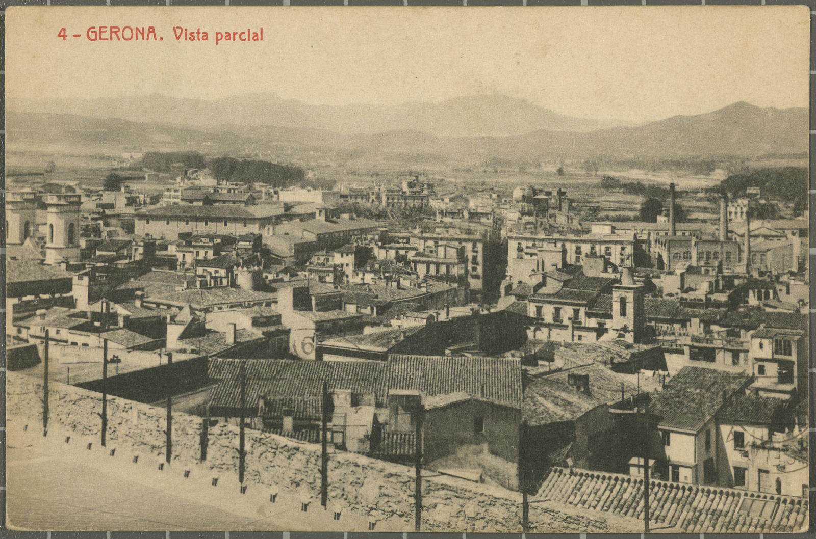 Desconegut, 4 - GERONA. Vista parcial